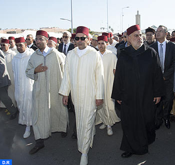 تشييع جثمان المرحوم عبد الله بها بمقبرة الشهداء بالرباط بحضور صاحب السمو الملكي الأمير مولاي رشيد