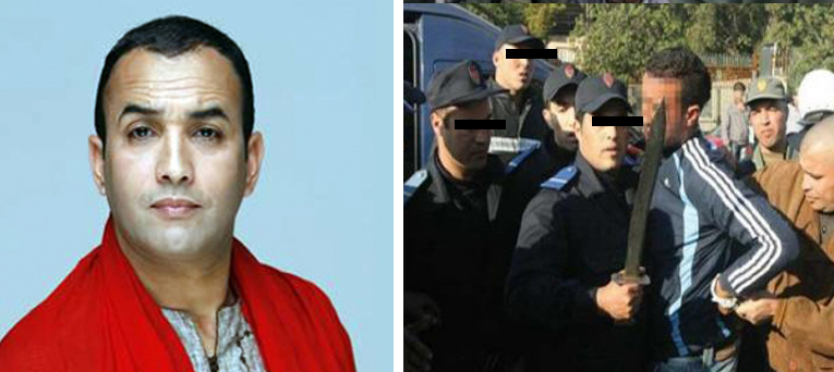 اعتقال منحرف بمكناس أراد أخذ صورة مع رشيد الوالي وهو يحمل سيفا