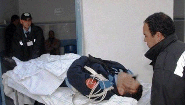 الاعتداء على رجلي أمن دون سبب