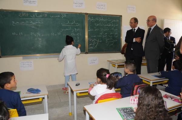 حصاد : يعد بتجويد  ظروف استقبال التلاميذ و الاعتناء  بالفضاء المدرسي  ، بداية من الموسم المقبل