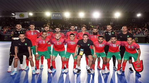 المنتخب المغربي يتأهل رسميا إلى المربع الذهبي لكأس إفريقيا للفوتسال