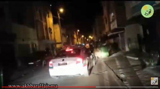 حملة أمنية صارمة بمنطقة الساكنية القنيطرة بقيادة والي الأمن عبد الله محسون لفرض حالة الطواريء الصحية