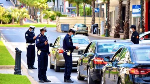 إجراءات المراقبة الأمنية التي تم تفعيلها بموجب التطبيق المعلوماتي الخاص بفرض تطبيق حالة الطوارئ