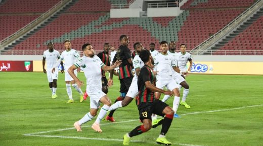 رغم النقص العددي، الجيش الملكي يجبر المولودية الوجدية على التعادل الإيجابي