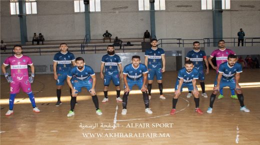 لوكوس القصر الكبير ينتصر برباعية أمام المدينة العليا ويقضي على أحلام الأخير في لقب بطولة الفوتسال