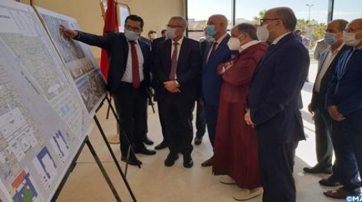وزير العدل يتفقد ورشي بناء محكمتين بإقليمي تارودانت واشتوكة أيت باها