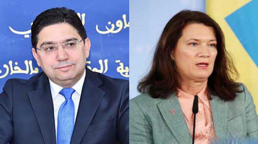 السيد الوزير ناصر بوريطة يتباحث مع نظيرته السويدية
