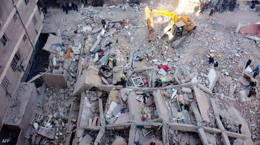 مصر: ضحايا وإصابات في انهيار برج سكني شرقي القاهرة