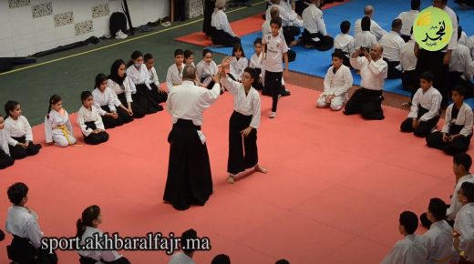 جامعة الأيكيدو واليايدو تنظم دورة تكوينية واجتياز الدرجة في رياضة الأيكيدو بمدينة القنيطرة