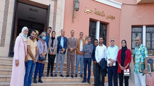 جمعية أولاد الخير تلتقي عمر السالكي ونائبه سعيد ايت المحجوب بمجلس مقاطعة جليز مراكش