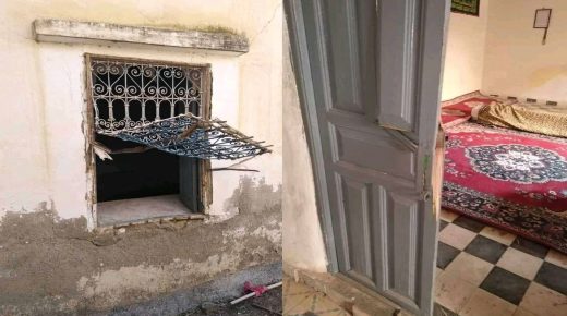 عصابة تخرب ضريحا بحثا عن كنز مدفون بجماعة سيدي غانم سكساوة عمالة إقليم شيشاوة