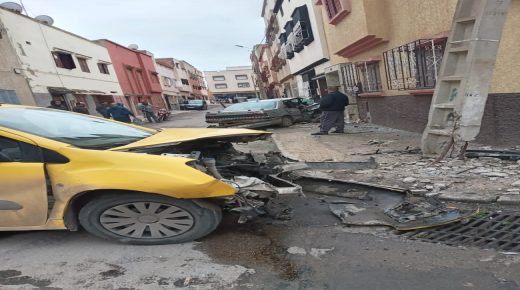 حادثة سير خطيرة بمنطقة السكانية، في حي الارشاد