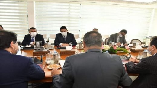 وزير الشؤون الخارجية والتعاون الإفريقي والمغاربة المقيمين بالخارج ناصر بوريطة يتباحث مع رئيس اللجنة البرلمانية المشتركة المغرب-الاتحاد الأوروبي