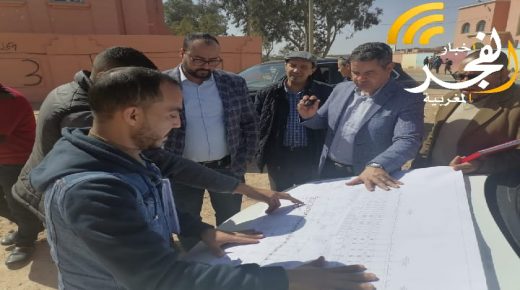 (صور).. توطين مشروع الطريق الرابطة بين مركز سيدي المختار ودوار أولاد بوكراع