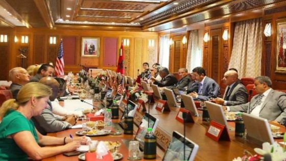 الرئيس المنتدب للمجلس الأعلى للسلطة القضائية يستقبل وفدا من المدعين العامين من الولايات المتحدة الأمريكية