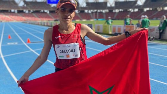 المغربية حنان قلوج تفوز بميدالية فضية في سباق نصف الماراطون بألعاب البحر الأبيض المتوسط وهران 2022