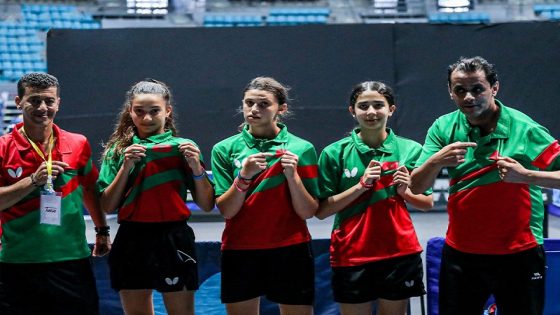 المغرب يحرز ميداليتين برونزيتين بتونس في البطولة الإفريقية لكرة الطاولة 2022