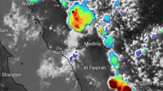 الأرصاد: عواصف رعدية وسيول “على مرمى البصر” في السعودية
