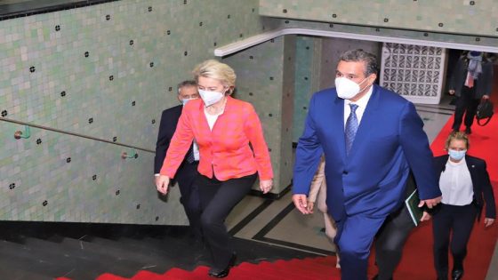 الوزير عزيز أخنوش يجري مكالمة هاتفية مع رئيسة المفوضية الأوروبية