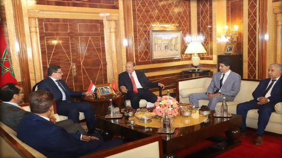 رئيس مجلس المستشارين النعم ميارة يتباحث مع وزير الخارجية وشؤون المغتربين بالجمهورية اليمنية