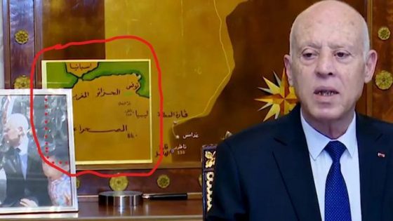 انتقادات شديدة للرئيس التونسي بعد محاولة طمسه خارطة المغرب الكبير