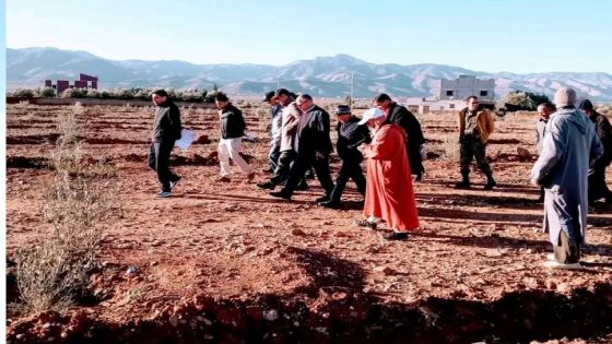 زيارة السيد بوعبيد الكراب عامل إقليم شيشاوة لمشروع غرس 600 هكتار من أشجار الزيتون بجماعة امزوضة والإضطلاع على مشروع السواقي