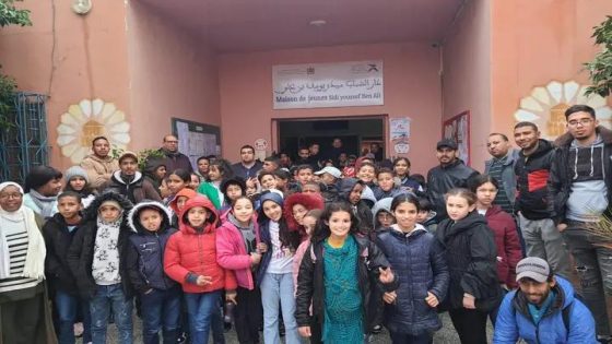 الجامعة الوطنية للتخييم بجهة مراكش آسفي تستقبل أبناء مدينة شيشاوة بمدينة مراكش