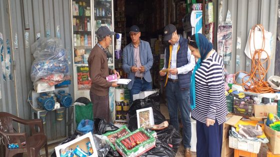 لجن المراقبة المختلطة تراقب أثمنة وجودة المواد الإستهلاكية بأسواق مدينة القصر الكبير