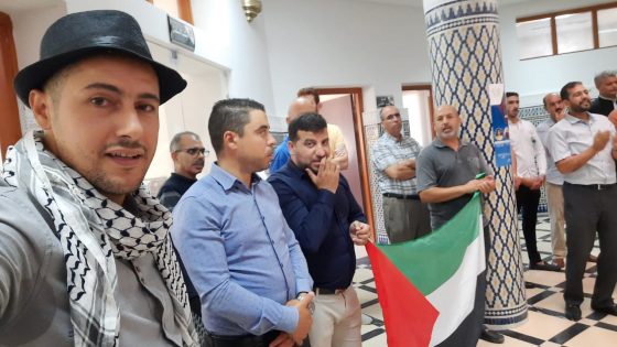 وقفة تضامنية دعما للقضية الفلسطينية بالمحكمة الابتدائية بالقصر الكبير