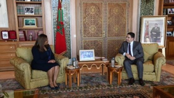 ناصر بوريطة يستقبل المستشارة ووزيرة الدولة بغينيا بيساو حاملة رسالة إلى جلالة الملك من الرئيس عمرو سيسوكو إمبالو