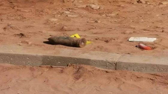 العثور على قذيفة حربية بحي 84 بمدينة العيون
