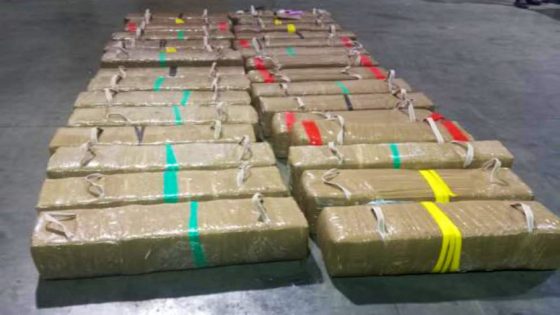 إحباط محاولة تهريب طن و430 كيلوغرام من مخدر الشيرا على متن شاحنة للنقل الدولي كان يتولى سياقتها مواطن من جنسية مغربية.