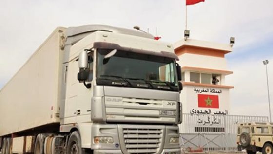 تخوف الشاحنات المغربية
