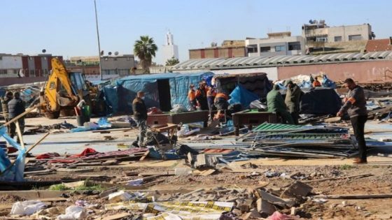 العثور اليوم ألأحد على جثة متفحمة أثناء تنفيذ القوات العمومية لعملية إخلاء الفضاء المسمى ”بكار”