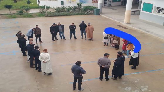 تعنيف استاذ داخل اعدادية المغرب العربي باصيلة،