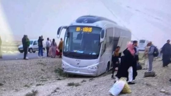 نجاة ركاب حافلة من الموت بين جرسيف وتازة
