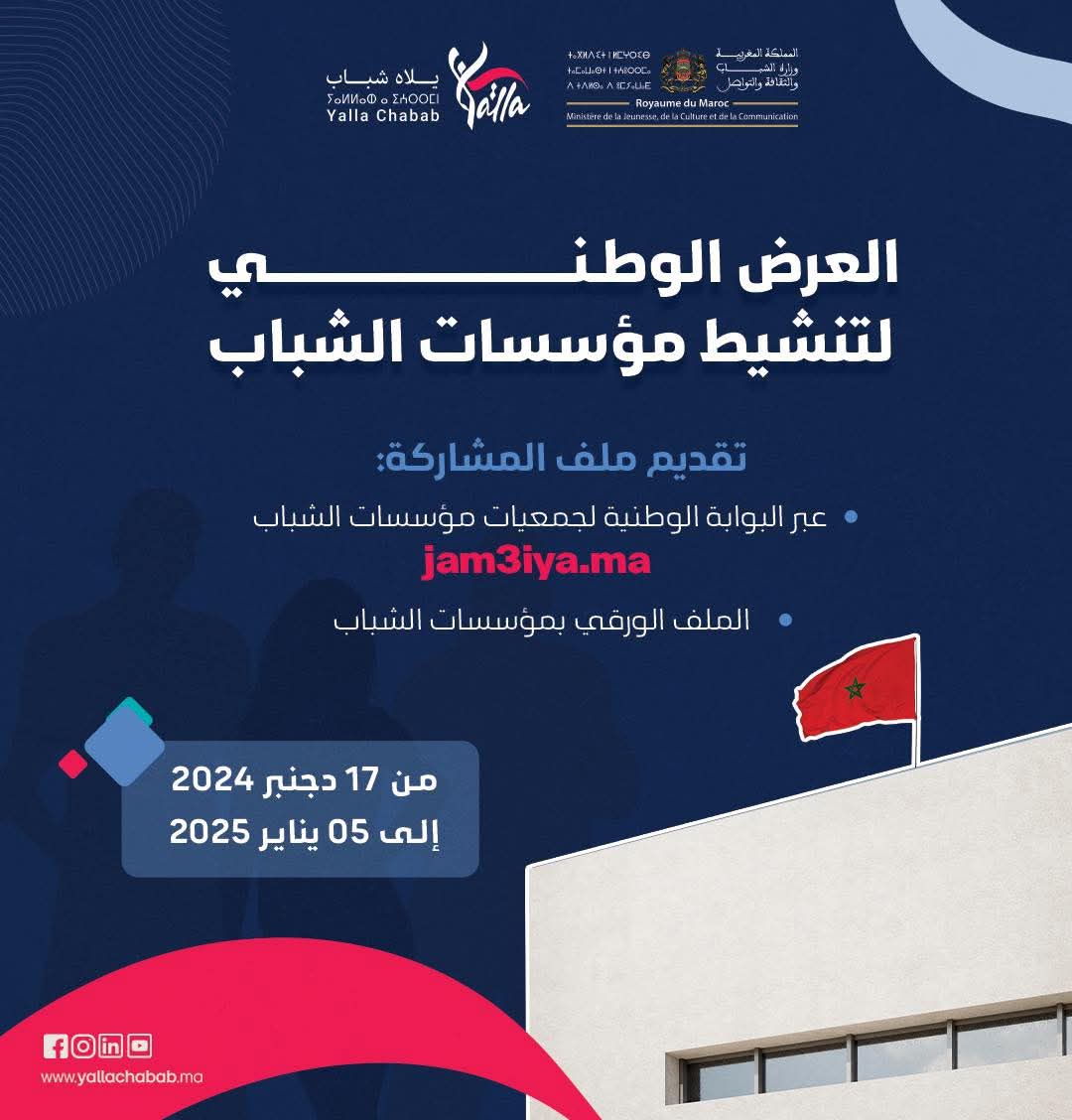 العرض الوطني لتنشيط مؤسسات الشباب