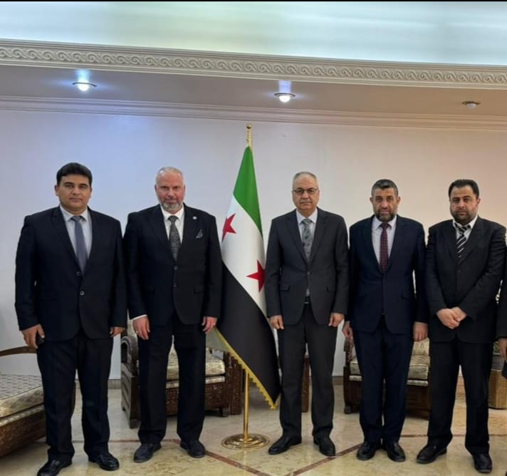 رئيس INTERNATIONAL UNION OF UNIVERSITY _ اتحاد الجامعات الدولي يلتقي وزير التعليم العالي في سوريا لبحث مبادرة إعادة إعمار الجامعات السورية مبادرات تعليمية وتنموية