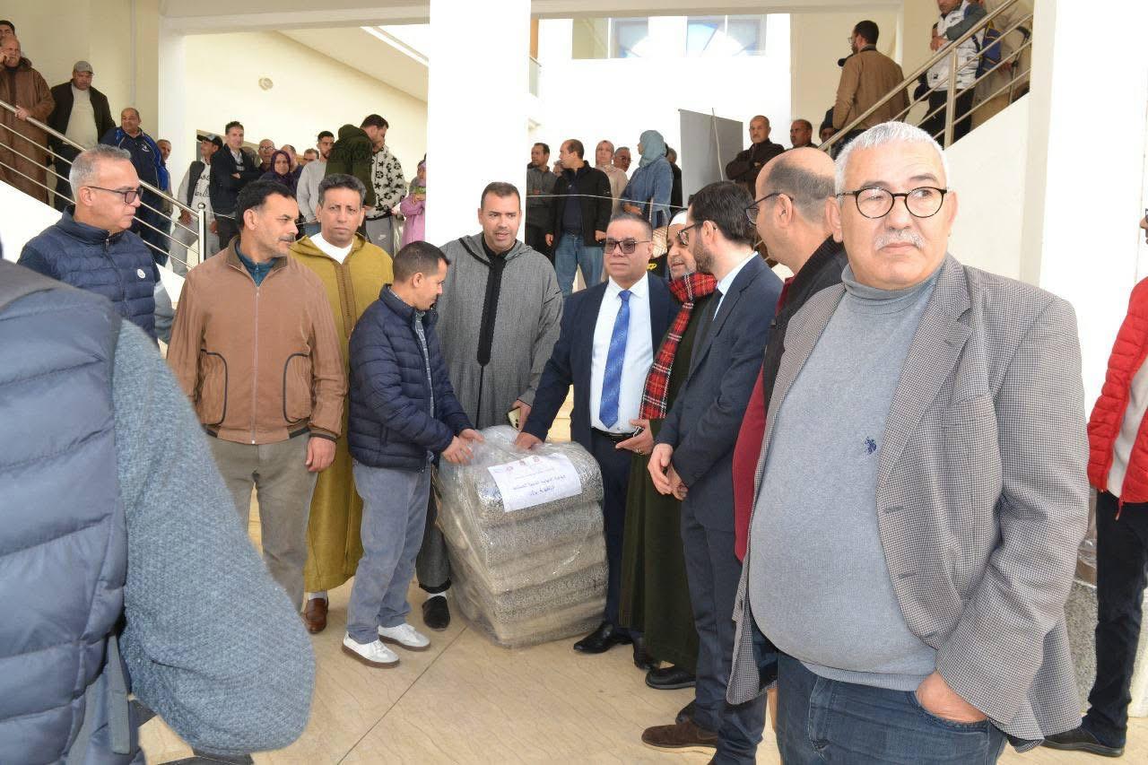 ترأس السيد رئيس غرفة الصناعة التقليدية لجهة طنجة تطوان الحسيمة يومه الجمعة 24 يناير 2025 بالمركب المندمج للصناعة التقليدية