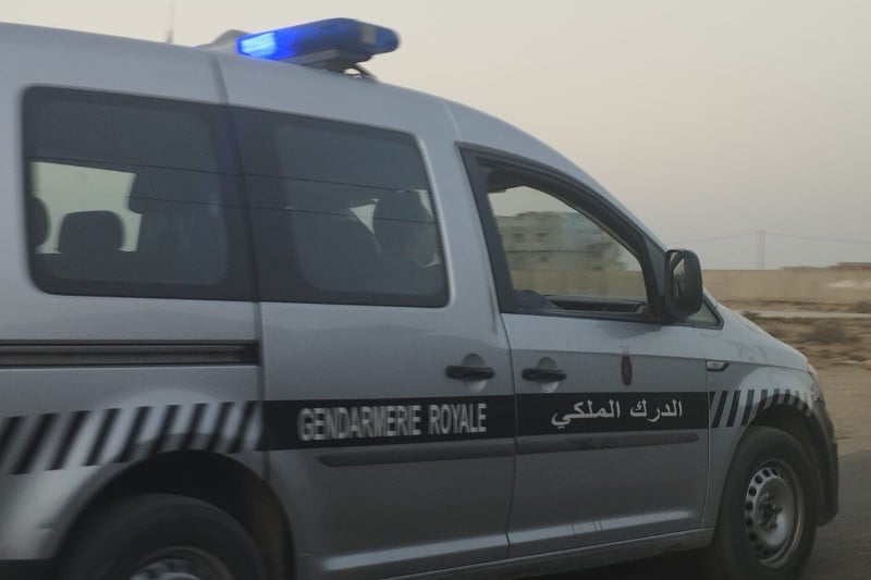 الدرك الملكي يطيح بأحد أفراد ع صابة س رقة الأغنام مابين طنجة وأصيلة وبالظبط جماعة الأحد الغربية