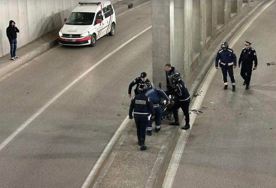 ح ادثة سير ممي تة بطنجة داخل نفق