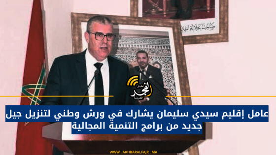 عامل إقليم سيدي سليمان يشارك في ورش وطني لتنزيل جيل جديد من برامج التنمية المجالية