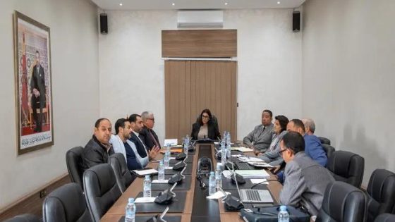 حنيش في إجتماع هام برئاسة عمدة مدينة مراكش فاطمة الزهراء المنصوري بقصر البلدية  