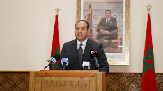 تصريح للناطق الرسمي باسم وزارة الداخلية في إطار التتبع المستمر والاستباقي للوضعية المناخية