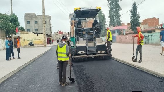 زيارة عامل إقليم سيدي سليمان لمدينة سيدي يحيى الغرب من أجل تتبع أشغال التهيئة التي تعرفها بعض شوارع المدينة