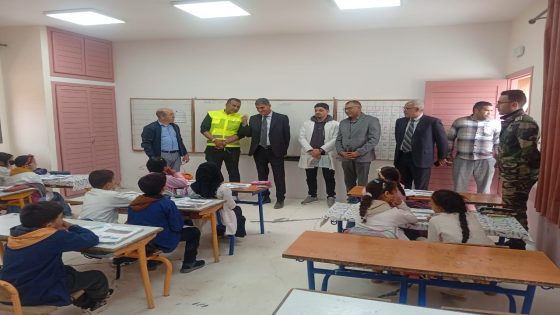 عامل إقليم شيشاوة يتفقد أوراش مشاريع تعليمية وبنيوية بإمنتانوت وعين تزيتونت ويحث على تسريع الإنجاز