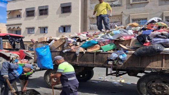 في ظل الغياب المتواصل لشركة النظافة بمدينة سيدي يحيى الغرب، وقبل حلول عيد الأضحى