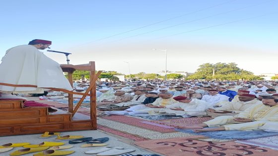 صلاة العيد في مدينة جرف الملحة