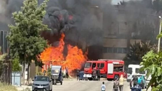 حـ ـريق مهول بغابة ظهر المهراز بفاس
