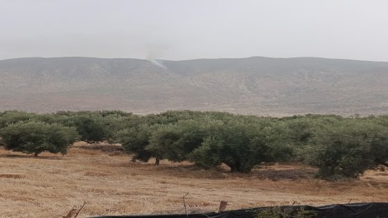 عاجل / اندلاع حريق مهول بقمة جبلية بجماعة أفورار وسط مخاوف من امتداده إلى الغابة المجاورة